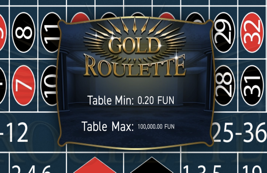 Free Gold Roulette Game